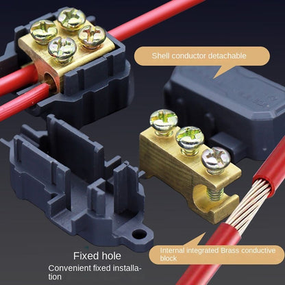 High Power Quick Terminal Block Conductor Brass Wire Connector  Electrical