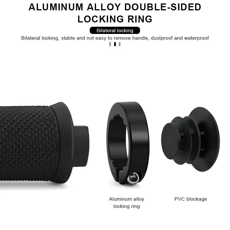Anti Slip Lock On Bike Handlebar Handle Hand Grips BMX MTB Mountain Bicycle