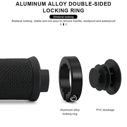Anti Slip Lock On Bike Handlebar Handle Hand Grips BMX MTB Mountain Bicycle