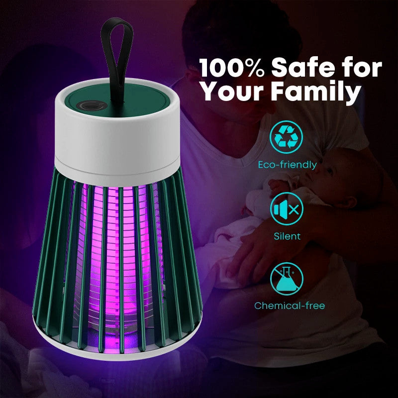 Electric Mosquito Killer Lamp Insect Catcher Fly Bug Zapper Trap LED UV Mozzie