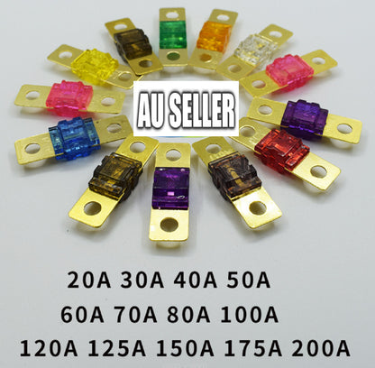 5X 20 AMP Midi Fuses 20A for Dual Battery ANS Fuse Holder Solar Caravan Kit