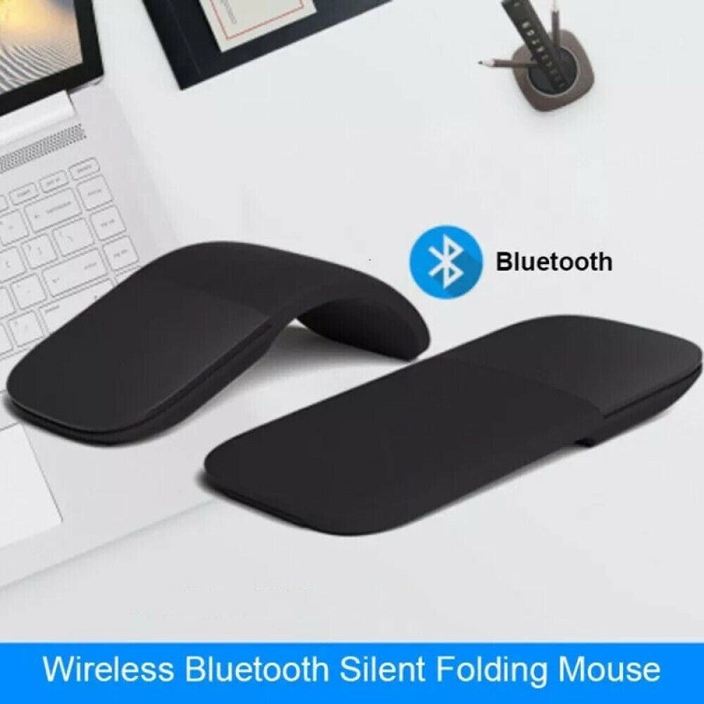 Bluetooth 4.0 Silent Folding Wireless Arc Touch Mouse Mice For PC Laptop Mac AU