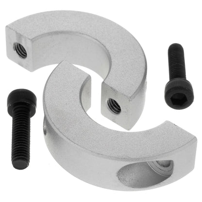 Aluminium Clamp 30mm x 55mm Diameter Split Collar Lock Limit Ring Fixing Shaft