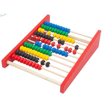 Educational Wooden Abacus Calculation Bead Counting Intelligence Development