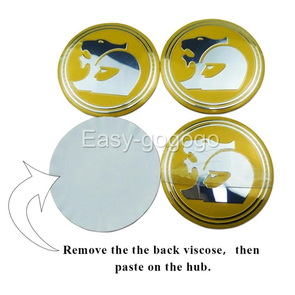 For HSV WheeI Centre Caps 60mm Silver Yellow VT VY VZ VE VF GTS R8 Commodore AUO