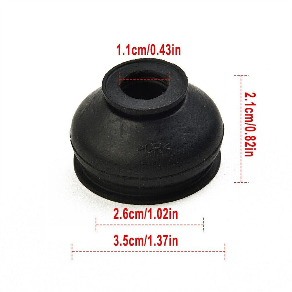 6 Pcs UNIVERSAL Rubber-Tie Rod End Ball Joint Dust Boots Dust Cover Boot Gaiters