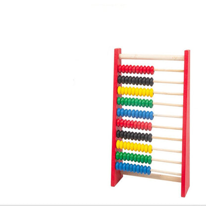 Educational Wooden Abacus Calculation Bead Counting Intelligence Development