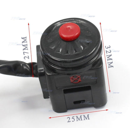 Motorcycle Kill Switch Horn Stop Button for 22mm Handlebar Pit Dirt Motor Bike