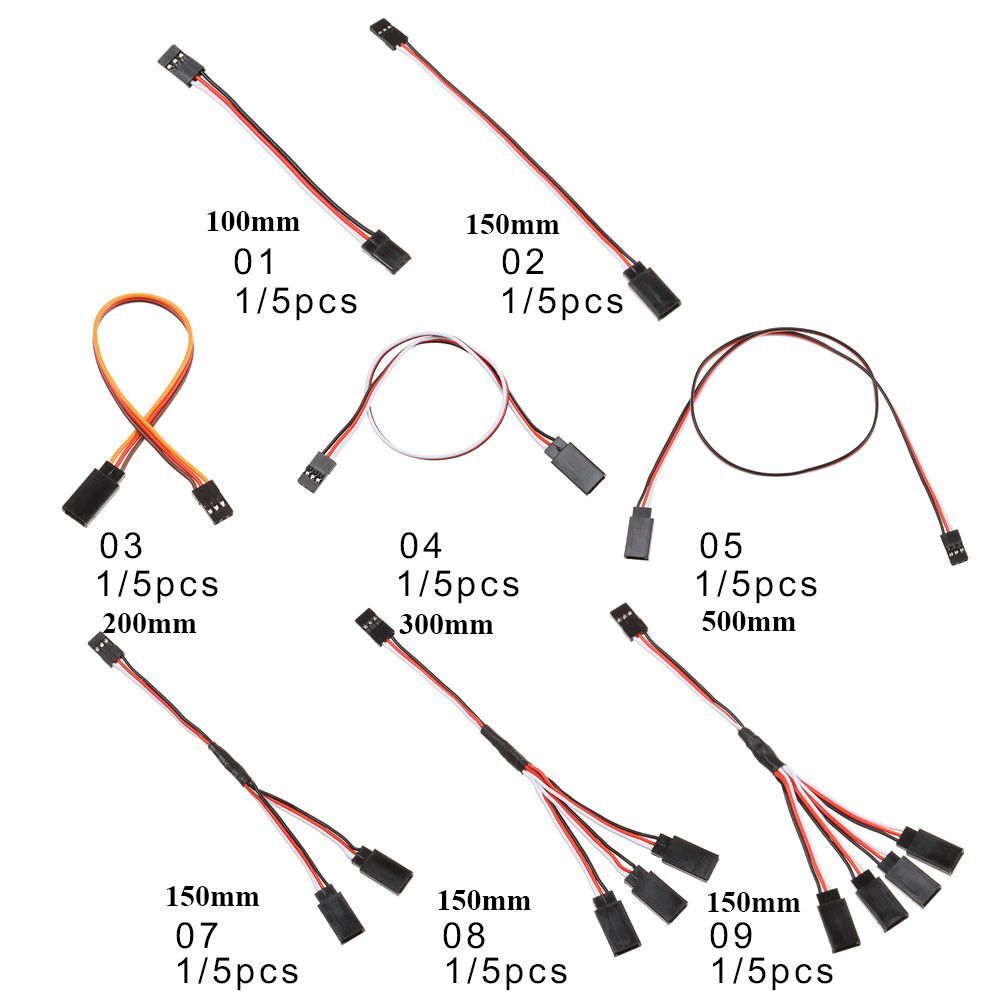Cable Wire Lead Y Extension Cord RC Servo Lead Cable Extension RC Model Wire