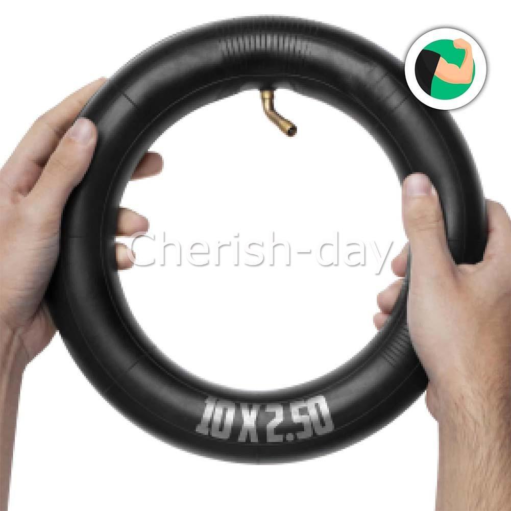 2Pcs Black Inner Tube 10x2.5 80/65-6 255X80 For 10'' Inch Electric Scooter Tyre