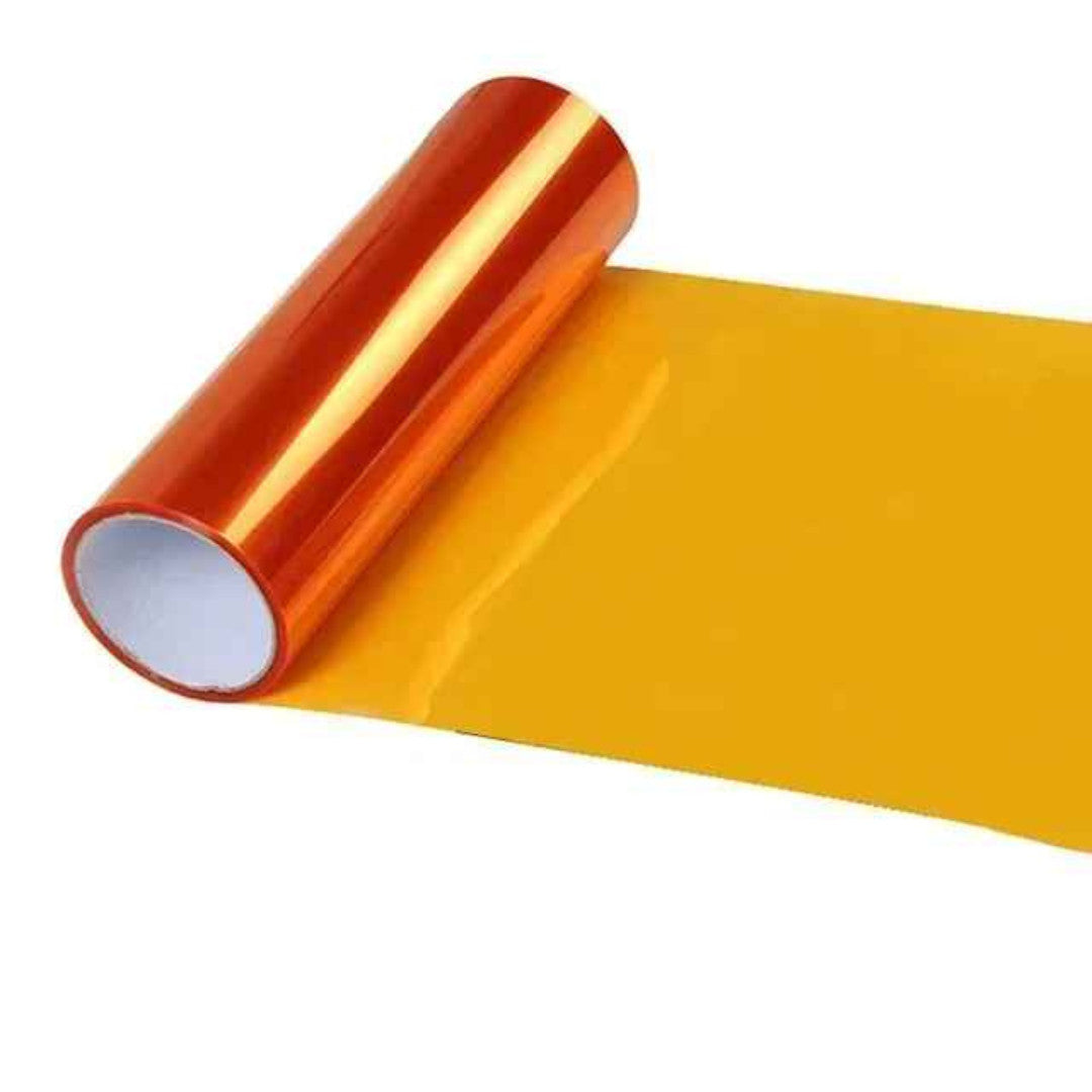 200cm Yellow/Amber Headlight Tint Fog Lights Tail light Vinyl Film Stretchable