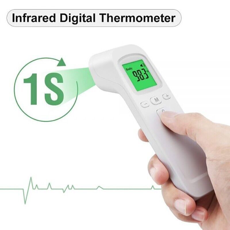 Non Touch Infrared Temperature Thermometer Digital Forehead Baby Adult Body Gun