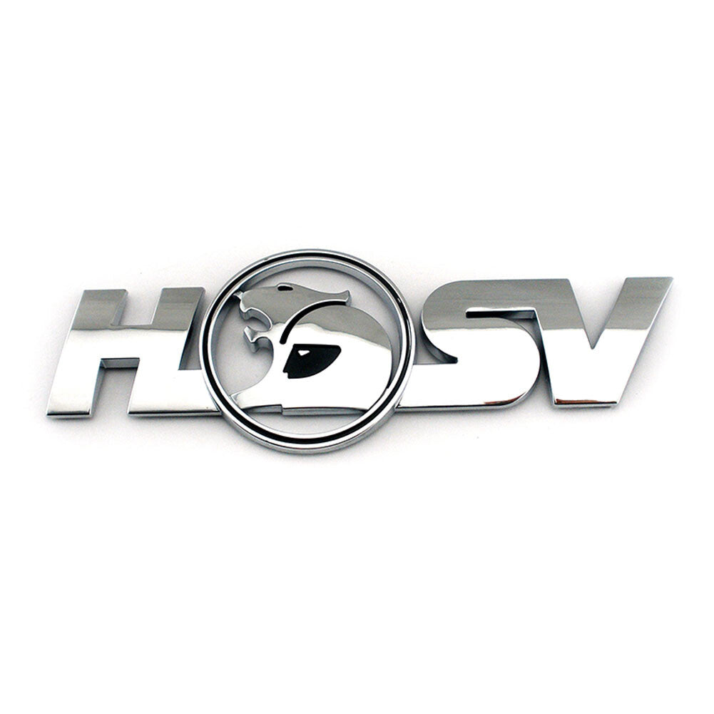 HSV Chrome Logo Badge - Boot or Side Skirt Emblem For Holden VT VX VY VZ VE VF D