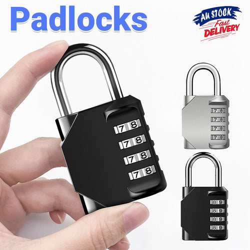 Combination-Lock 4 Digit Outdoor Waterproof Padlock,Gate,Locker,Hasp Number Lock