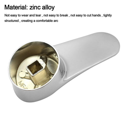 Faucet Handle Chrome Plated Mixer Tap Replacement Cover Kitchen Bathroom