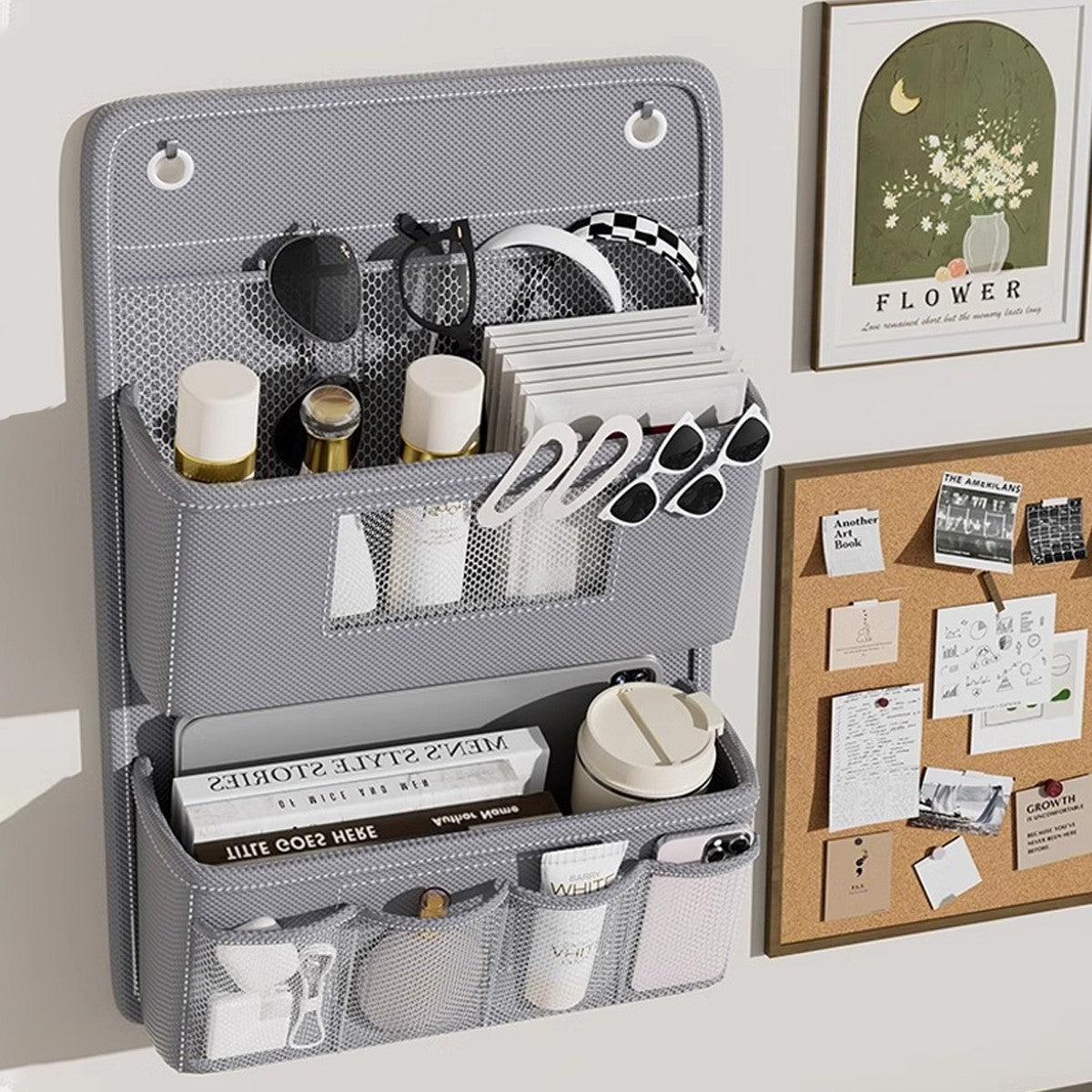 Wall Door Back Storage Organizer Hanging Rack Bag Multi Pocket Durable Design AU