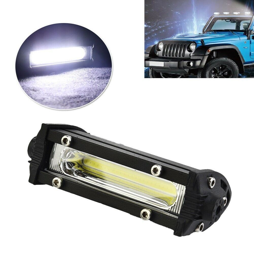 9W-LED Light Bar Slim Small Single Row Worklight Car Truck SUV Off Road Lamp New