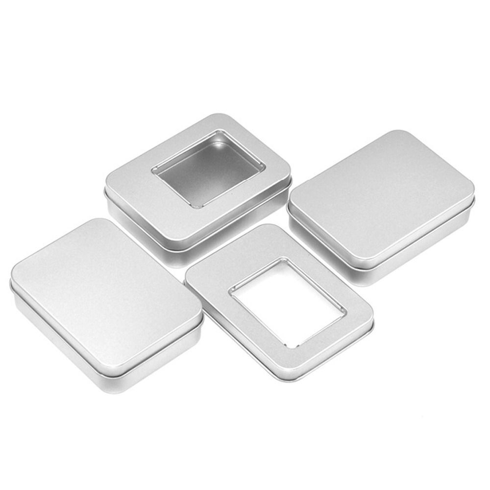 Empty Storage Box Multistyles Trading Card Case Small Tin Box  Candy