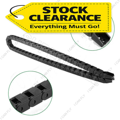 Cable Carrier Drag Chain Plastic Towline Machine Tool Nested 1M 7/10 mm DF