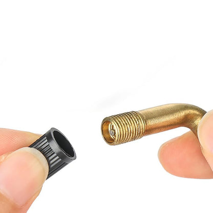 Pair of PVR50 Tubeless Tyre Valve Stem (Bent) for Electric Scoooters Rim Wheels