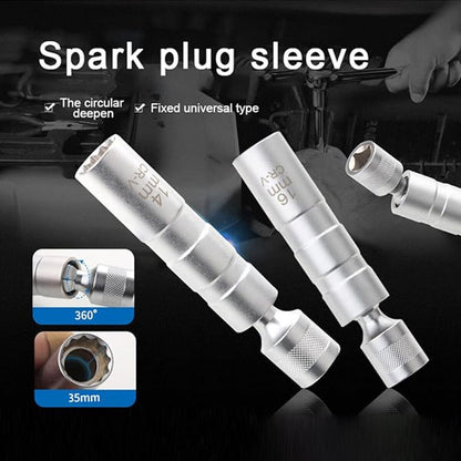 Magnetic Spark Plug Socket Wrench 14mm 16mm Removal Tool Thin Joint Wall Sockets