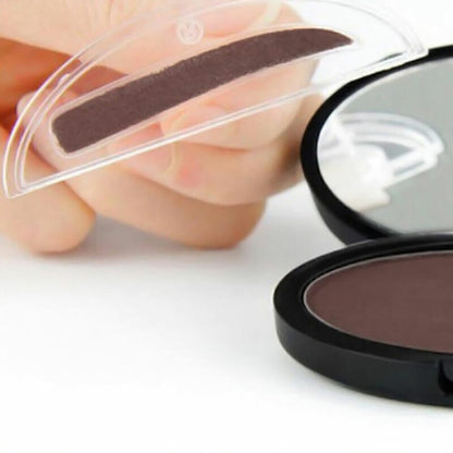 Cosmetic Definition Natural Shape Eyebrow Shadow Stamp Waterproof Brow Dye Kit