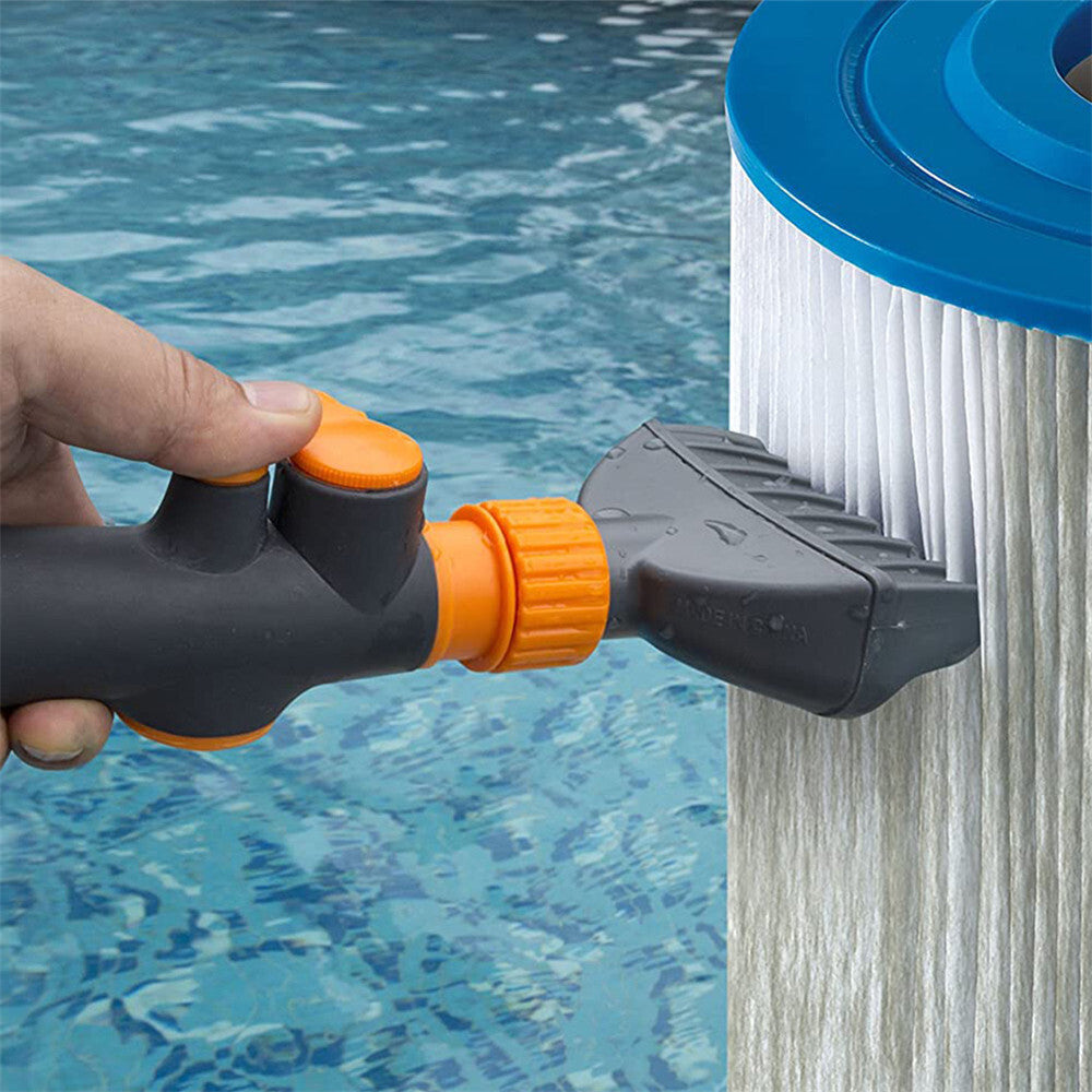 Cleaning Tool Water Wand Tub Spa Filter Swimming Pool Cartridge Cleaner Brush