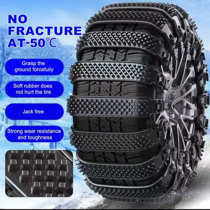 8Pcs Anti-skid Snow Mud Winter Wheel Tires Cable Chains For Car Universal Tyre