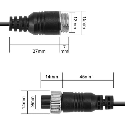4 Pin Video Extension Cable Wire For Bus Truck Reversing Rear Camera 5 10 15 20m