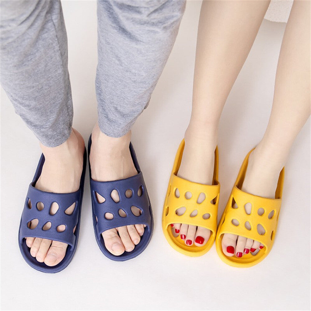 Men Women Slippers Bathroom Leaking Quick-drying Shower Slipper Light Weight AU