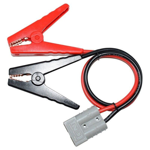 50A Anderson Type Plug to 12V Alligator Clip Clamps Battery Connectors 55CM 600W