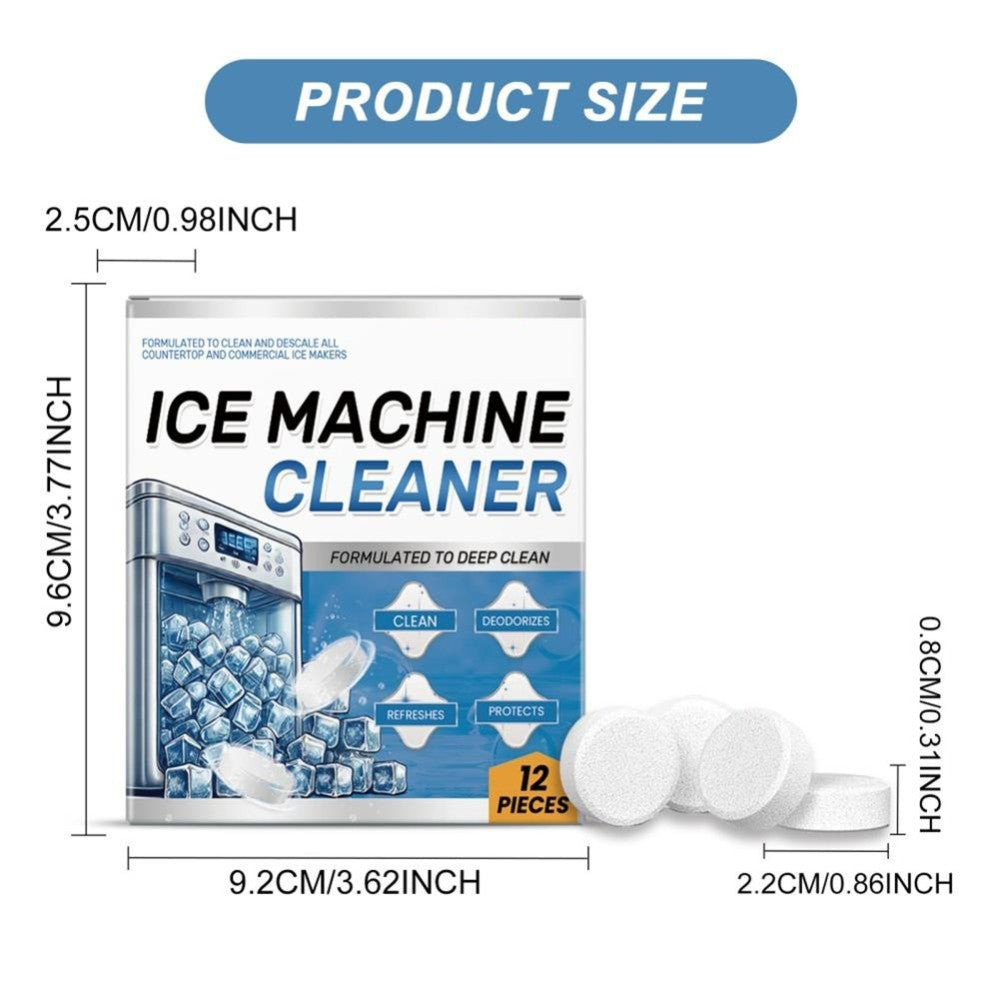 Ice Machine Cleaner Maker Descaler -12/24/36 Pieces Clean Tablets 2025 Cleaning