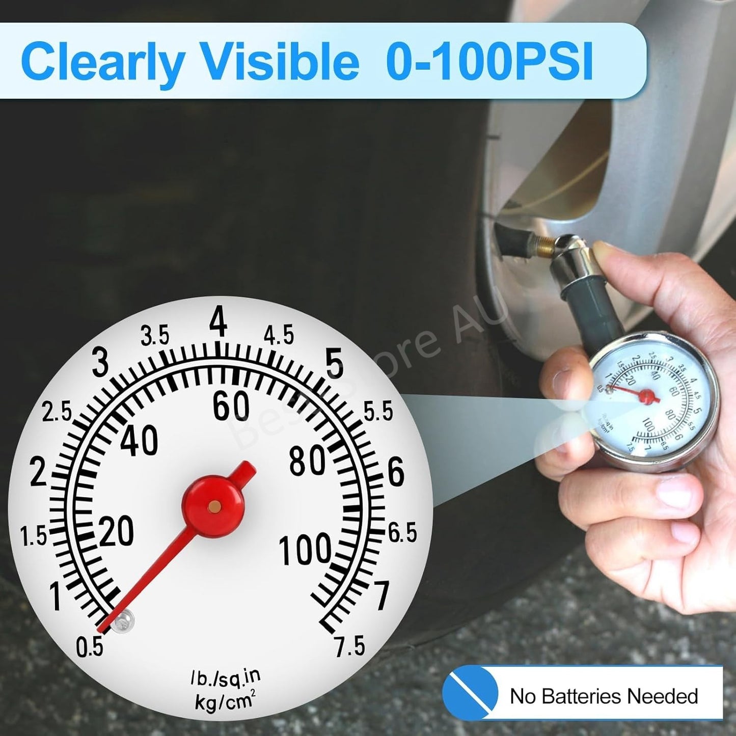 Tire Pressure Guage Car Bike Truck Car Tester Tyre Gauge Auto Dial NEW AU*POST