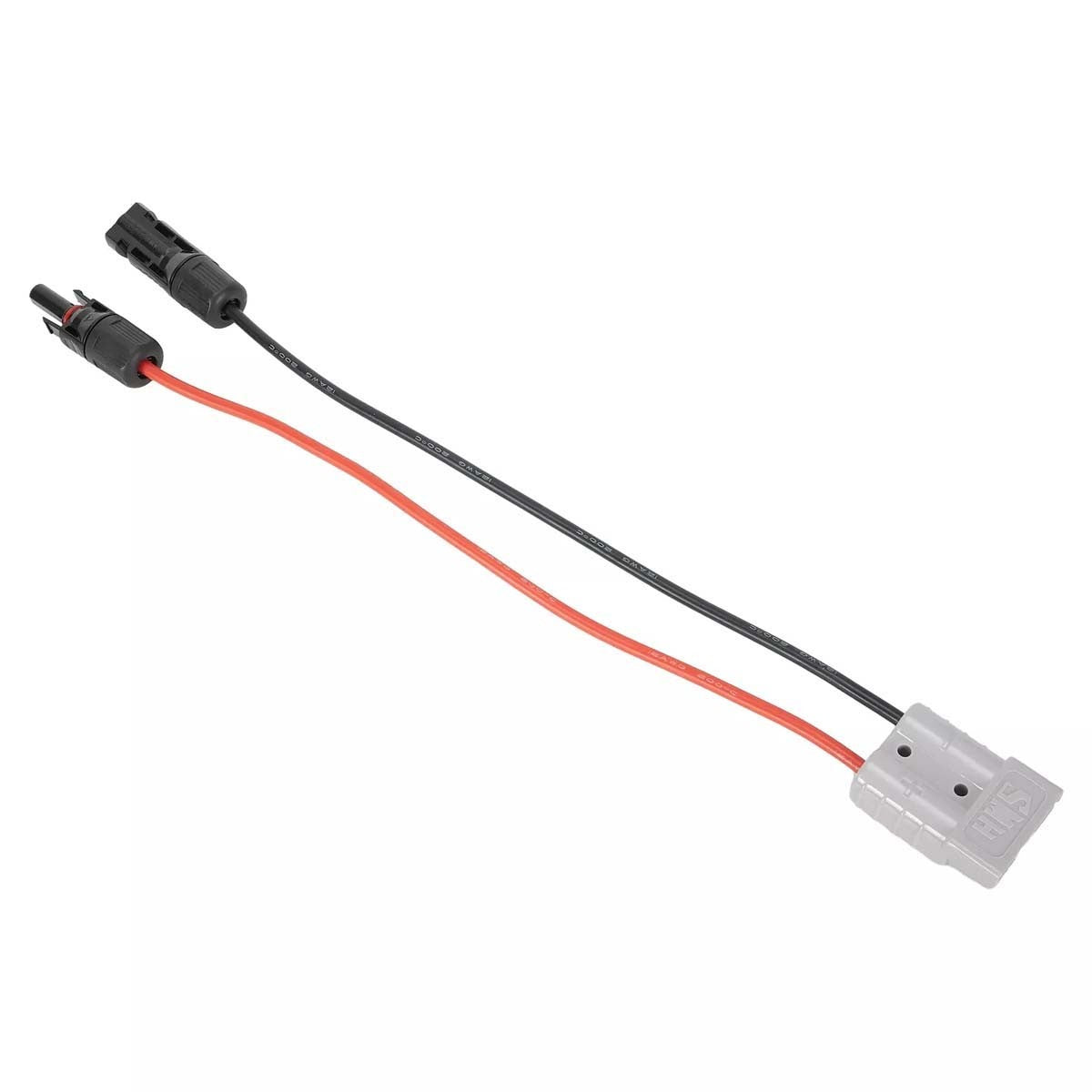 50A Anderson Plug to MC4 Solar Panel Y Connector 10AWG 30cm Heavy Duty