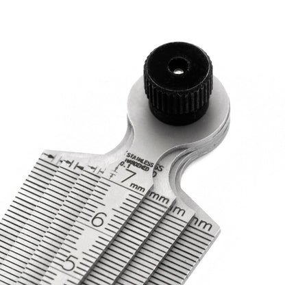 1-29mm Folding Welding Taper Gauge Internal Diameter Hole Gap Slot Bore Ruler