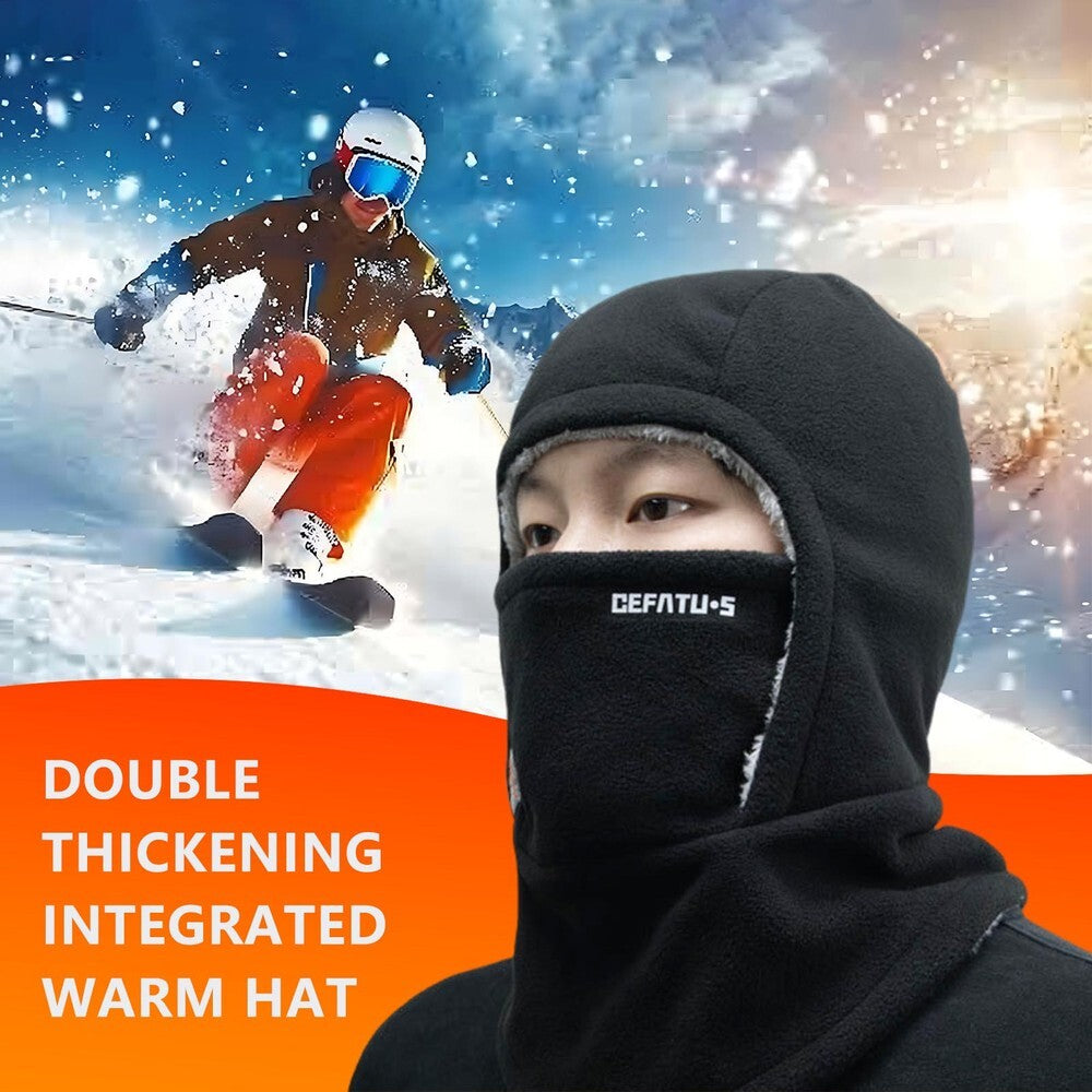 Winter Warm Outdoor Riding Full Face Mask Cover Balaclava Fleece Face Mask Cap