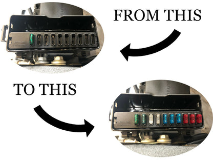 Compatible with Toyota accessory fuse panel terminals 10 Pack utilise the empty fuse slots