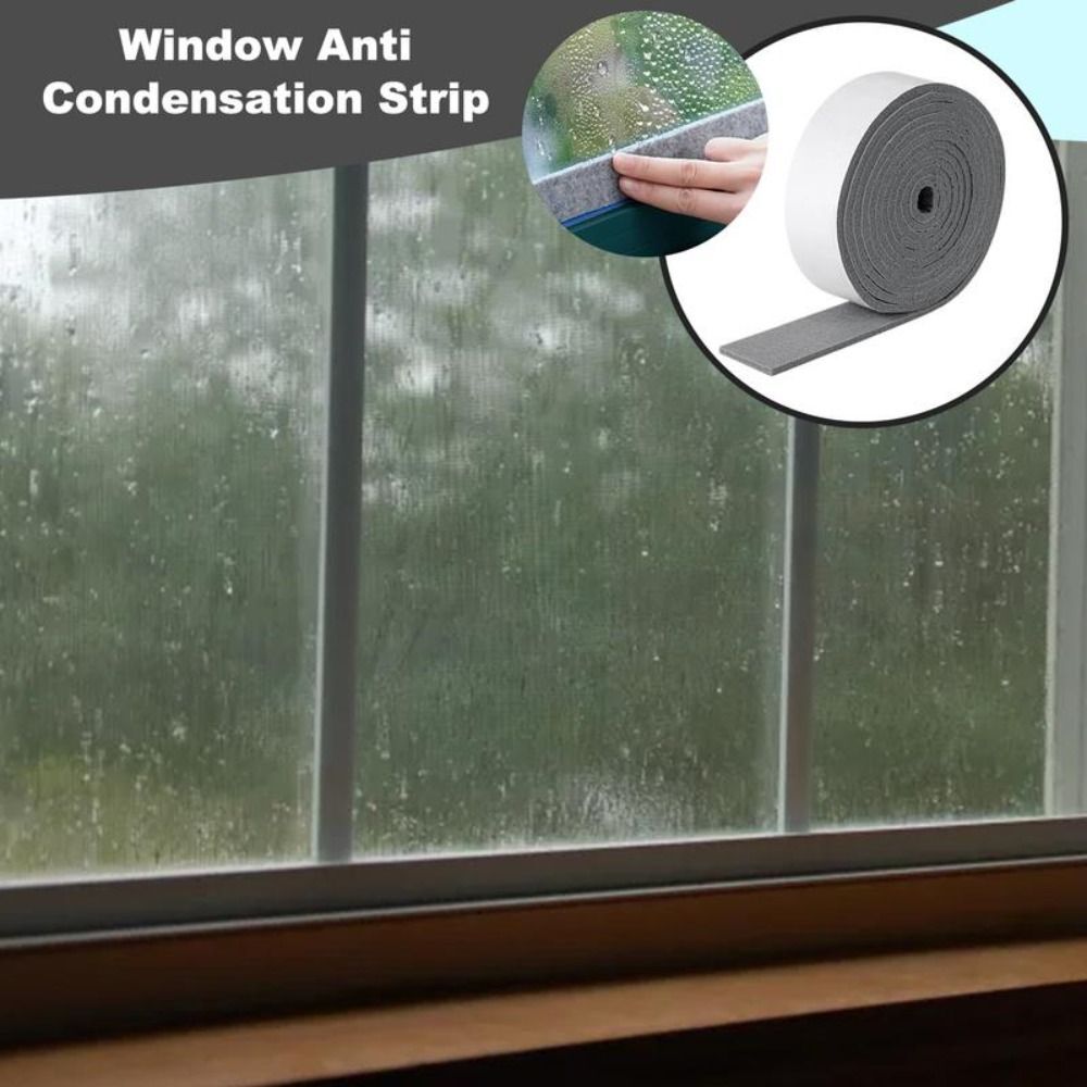 1 Roll Self-Adhesive Window Anti-condensation Strips Moisture Absorbers