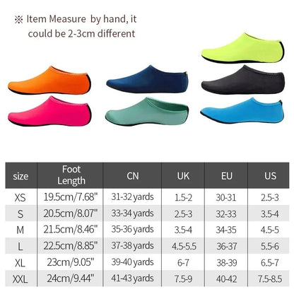 Unisex Water Shoes Slip On Aqua Socks Swim Surf Diving Yoga Exercise Reef Shoes