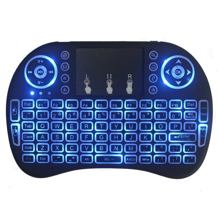 2.4GHz Mini Wireless Keyboard Mouse Backlight Air Touchpad for PC Smart TV Box