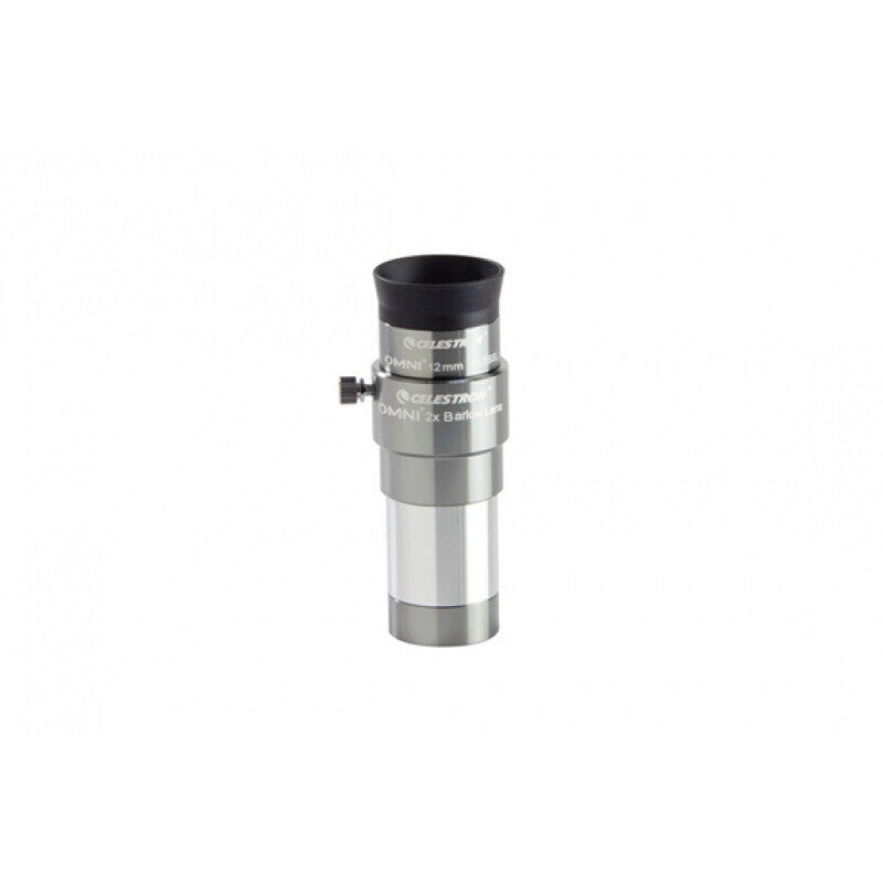 Celestron Omni 1.25" Double 2X Barlow Lens 93326 Fully Multi-Coated Less Reflect