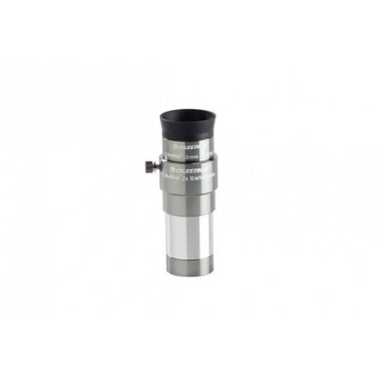 Celestron Omni 1.25" Double 2X Barlow Lens 93326 Fully Multi-Coated Less Reflect