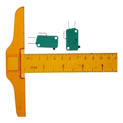 2pcs Green Micro Limit Switches 16A 125/250VAC Limit Switch  PCB Terminals