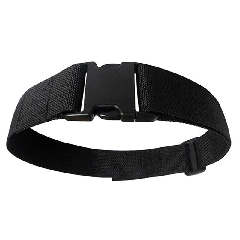 Black 50mm Heavy Duty Tactical Belt Nylon Hunting Buckle Army Police Security