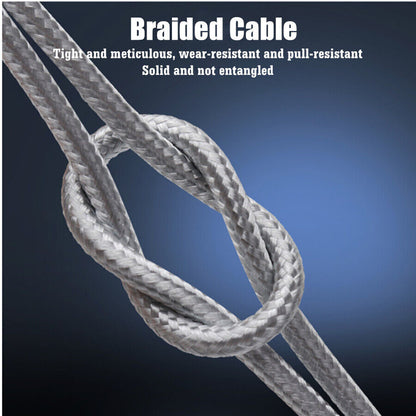 3.5MM MALE TO MALE AUX CABLE CORD CAR AUDIO PC HEADPHONE JACK FOR CAR AND PHONE