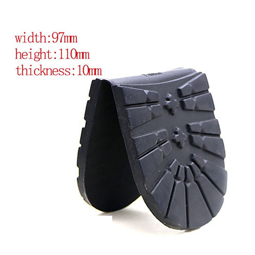 1 Pair Self-Adhesive Rubber Shoe Pieces Non-Slip Repair Materials