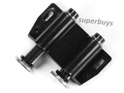 1pc Black Double Magnetic Touch Latch Push To Open Drawer Cabinet Door Catch
