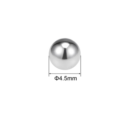 300pcs 4.5mm Bearing Balls 316L Stainless Steel G100 Precision Balls Smooth Ball