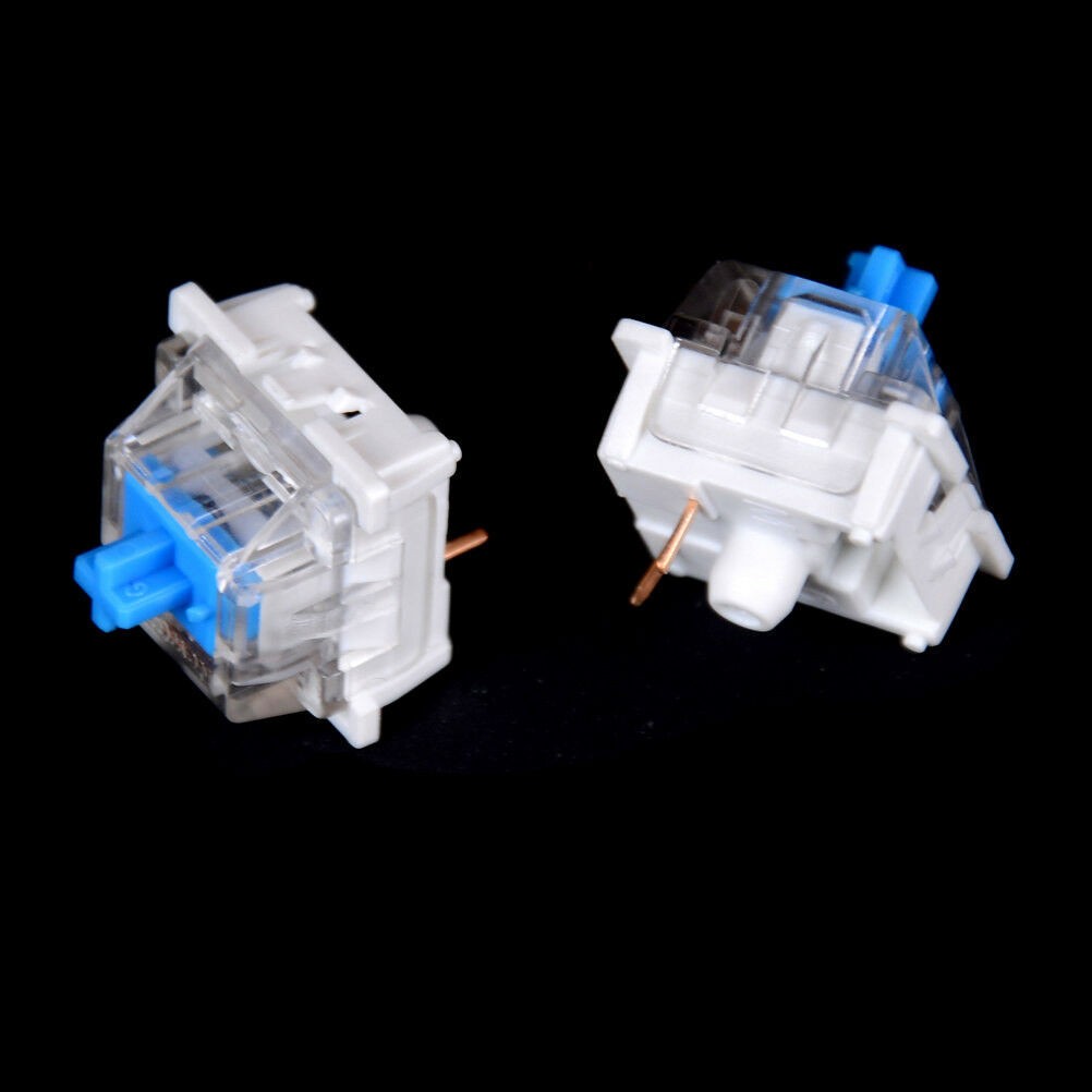 Mechanical Keyboard Switches, Blue Clicky 3-Pin 10/20/50/100Pcs