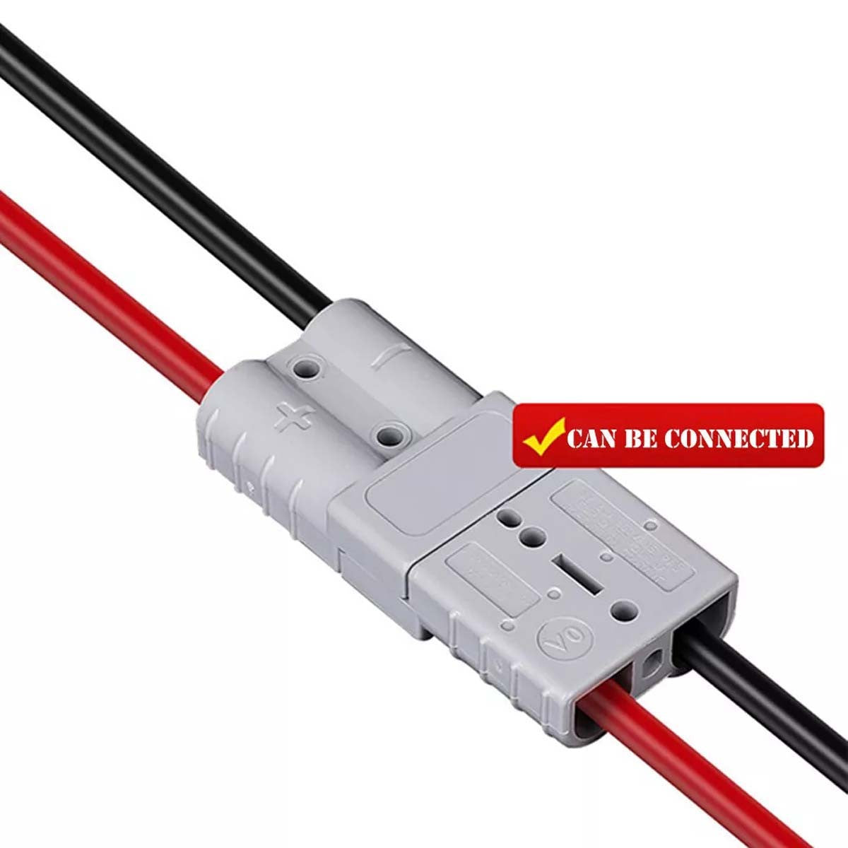 50A Anderson Plug to MC4 Solar Panel Y Connector 10AWG 30cm Heavy Duty